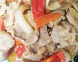 簡単に♪豚バラとにんじんの味噌バター炒め作り方4写真