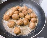甘辛ソースのミートボール作り方5写真