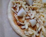 ピザにお餅を乗せて♪きなこもちピザ作り方2写真