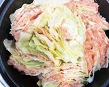 キャベツとひき肉の重ね煮作り方7写真