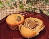 小さな贈り物【 栗渋皮煮カップケーキ】作り方5写真
