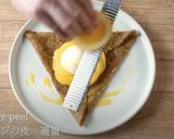 おうちガレット♪オレンジとバニラアイス作り方8写真