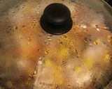 トマト缶でシーフードミックスパエリア作り方5写真