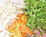 超簡単！美味しい〜！豆苗と豚肉の炒め物作り方1写真