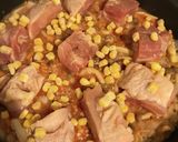 トマト缶でシーフードミックスパエリア作り方4写真