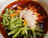さつま芋の茎で味噌和え作り方11写真