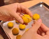 白玉粉で作る簡単カボチャもち作り方10写真