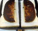 マルシンハンバーグのホットサンド作り方4写真