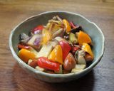 さつまいもときのことソーセージの紅葉狩り作り方7写真