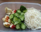 素麺・りんごのマヨネーズ和えサラダ♪作り方5写真