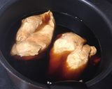 超簡単！漬けるだけ★麦茶チキン作り方6写真