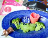＊はんぺんハロウィン♪ブロ茎おばけも～＊作り方1写真