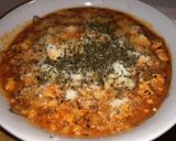 オートミールの野菜ジュースチーズリゾット作り方5写真