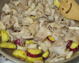 さつまいもとエリンギと豚バラ肉の秋色炒め作り方4写真