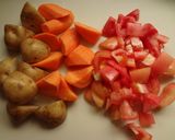 圧力鍋★無水カレー作り方1写真