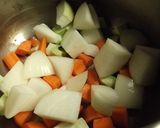 セロリと豚ブロックの香味スープ作り方3写真