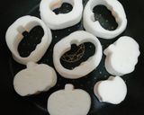 ＊はんぺんハロウィン♪ブロ茎おばけも～＊作り方7写真