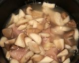 ヘルシーエリンギと鶏肉で炊き込みご飯作り方1写真
