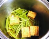旬の味！簡単！厚揚げとさつま芋の茎の煮物作り方6写真