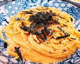 お手軽本格ウニ明太クリームパスタ作り方5写真