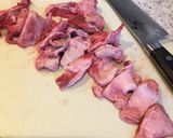 圧力鍋で作る　牛すじの塩昆布煮作り方1写真