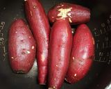 トロトロ♥炊飯器で蒸し焼き芋作り方1写真