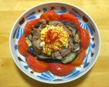 簡単◎牛、トマト、ナス、卵の炒め物作り方5写真