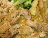 鶏の味噌豆板醬炒め煮作り方4写真