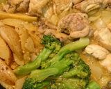 鶏の味噌豆板醬炒め煮作り方5写真