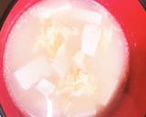簡単！卵と豆腐のスープ作り方4写真