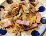 【簡単】キノコとベーコンのペペロン炒め作り方6写真