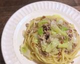 豚挽肉とキャベツのペペロンチーノ作り方6写真