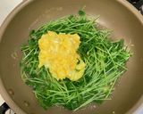 パサパサしない 豆苗とたまごの炒め物作り方5写真