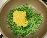 パサパサしない 豆苗とたまごの炒め物作り方5写真