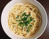 簡単☆イタリア風☆釜玉うどん作り方2写真