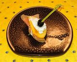 柿とクリチと黒豆と生ハム✨週末のカナッペ作り方4写真