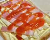 冷凍ポテトandチリソース！トースト！！作り方4写真