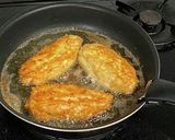 揚げ焼き☆ささみチーズフライ作り方7写真