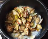 白菜＆あさりのペペロンチーノ風作り方4写真