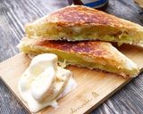 山ごはん！ホットサンドメーカーでお芋パイ作り方5写真