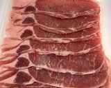 豚カツで大葉とワサビを挟みました！作り方1写真
