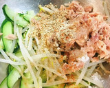 もやしときゅうりとツナのサラダ・中華風作り方3写真