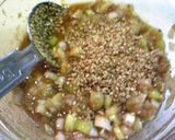 納豆ねぎ紫蘇韓国海苔の生春巻き作り方3写真