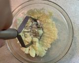 ベーコンとクリームチーズのマッシュポテト作り方2写真