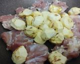 栗と鶏肉の中華風煮込み♪作り方3写真