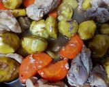 栗と鶏肉の中華風煮込み♪作り方4写真