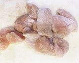 簡単☆小松菜と鶏胸肉の柔らか牡蠣油炒め作り方3写真