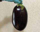 巨大丸ナスの田楽作り方1写真