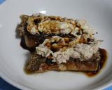 アマダイの松笠焼き・梅チーズペースト添え作り方14写真