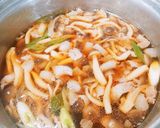 豚肉とキノコのつけうどん(肉汁うどん)作り方5写真
